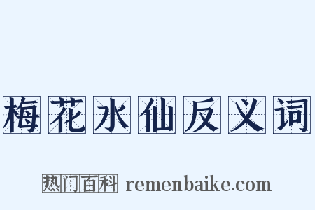 梅花水仙反义词是什么意思的图片